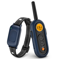 Collar de Adiestramiento para Perros Recargable con Control Remoto, Alcance de 2000 Pies, Resistente al Agua IPX7, Bloqueo de Seguridad para Corrección del Comportamiento Canino