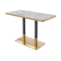 Grands meubles modernes pour hôtel et restaurant, canapé en cuir rembourré, table à manger, ensemble de chaises, mobilier commercial, respectueux de l'environnement