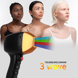 Poignée <span class=keywords><strong>laser</strong></span> sans fil 808nm 50M Shots pour épilation, refroidissement rapide, triple tête <span class=keywords><strong>laser</strong></span>, pour centre dermatologique - Product Image 1