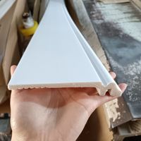 Plinthe en polystyrène PS de haute qualité, résistante à l'humidité, pour murs, sols et portes, profilés décoratifs d'intérieur