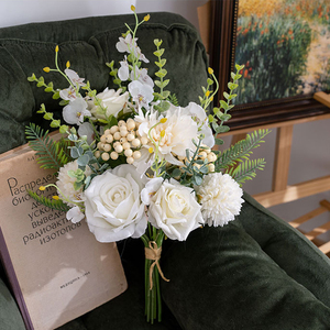 <span class=keywords><strong>D307</strong></span> Top Seller Fleur artificielle Mur Fleurs décoratives Bouquets de fleurs artificielles pour la décoration intérieure et extérieure - Product Image 5