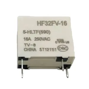 전자 부품 전자기 릴레이 5VDC 16A 4PIN DIP HF32FV-16/5-HLTF(590) 릴레이 모듈