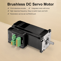 Encodeur absolu 16 bits intégré Moteur servo CC sans balais intégré 36v 140w 0.45nm pour machine CNC Équipement médical AGV AMR