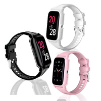 Untuk VD17 GPS Jam Tangan Pintar Anak Lansia IP67 Tahan Air 4G Pengisian Daya Magnetik Layar IPS Android 8.1 OS Tali Karet Kalender