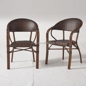 Goedkope PE Rattan Eetset, Rattan Stoelen en Tafel, Restaurant Eetset - Product Image 5