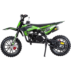 Moto tout-terrain à moteur 2 temps refroidi par air, mini moto à essence pour enfants, sport de plein air, avec suspension intégrale, moteur KCM-2 50CC, offre de la puissance - Product Image 1