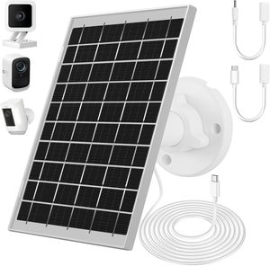 ALECTER APH-P117 7W/10W Monocrystalline Silicon <b>Solar</b> <b>Panels</b> Security Camera Outdoor Use <b>USB</b> Charging IP65/66 CE ROHS ISO Black - Product Image 1