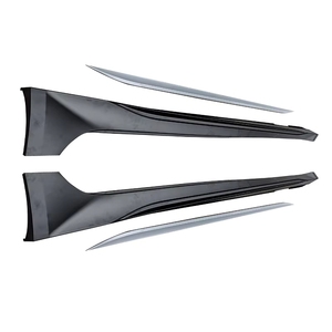 Kit de Carrocería para <span class=keywords><strong>A7</strong></span>, Faldones Laterales Plateados de PP, RS7 S7 2019 2020 2021 <span class=keywords><strong>2022</strong></span> - Product Image 1