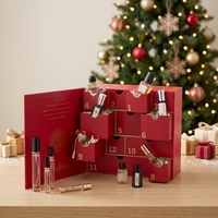 Nouveau Design Calendrier de l'Avent Beauté 12 Jours | Coffrets Rigides avec Marquage à Chaud et Gaufrage pour Emballage de Parfum