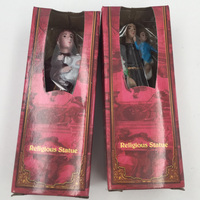 10cm en plastique Statue religieuse catholique St Antonio Sculpture Figurine produit fabriqué avec boîte en papier emballage