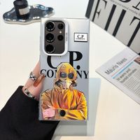 Nouvelle coque de téléphone portable CP Company jaune colorée argentée pour Samsung S25 S24 Ultra S23 PLUS A15 A14 A02s A05s IMD Funda Back Cover