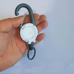 Retractable Iron Lanyard Keychain Flower Design-Portable ABS Plastic Digital Printing Anti-lost Key Holder for <b>Backpacks</b> Fishing - Product Image 4