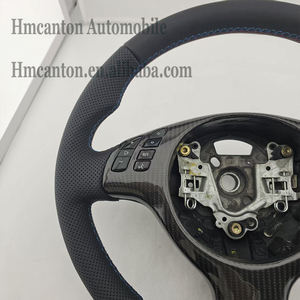 Volante Deportivo de Cuero Perforado para BMW E46, Producto Popular - Product Image 4