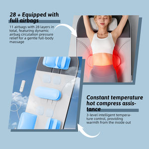 Luftkissen-Massagebett Grenzüberschreitend Automatisch Multifunktional Heißkompresse Nacken/Taille/Hüfte/Bein Heim-Körpermassagegerät - Product Image 3