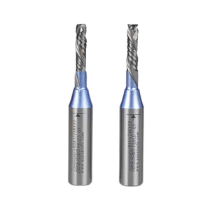Fraise en bout en acier <span class=keywords><strong>à</strong></span> grande vitesse CNC HSS6542 mèches de routeur en spirale tige de 6mm diamètre de coupe de 2mm. Fraisage du bois <span class=keywords><strong>à</strong></span> 4 cannelures OEM - Product Image 1