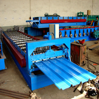 Hebei chaulage nouveau type de feuilles de toit personnalisées faisant la machine à bas prix