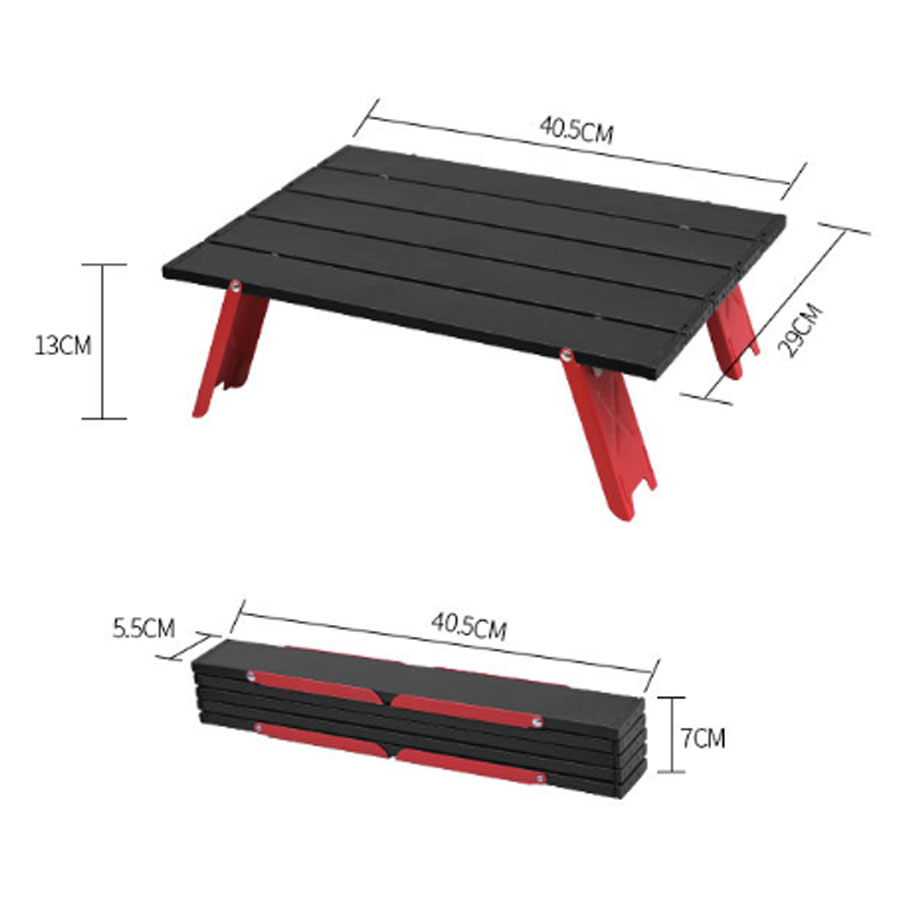 Портативная мини-мебель для путешествий и сада, легкий складной стол из алюминиевого сплава для пикника, кемпинга и дома