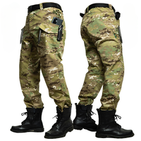 Ensemble d'uniformes tactiques d'extérieur camouflage 2 pièces OEM Veste pantalon polyvalente et réglable avec plusieurs poches Tenue de travail pour homme