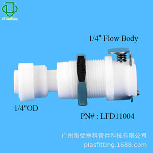 JU Series L-Series POM Plastic Quick-Connect Couplings with Valve Stoppers for Water Gas Oil Pipelines Connector Accessories - Product Image 6