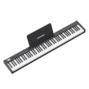 Teclado de Piano Electrónico, 88 teclas, salida MIDI, altavoces estéreo integrados, Piano Digital para principiantes