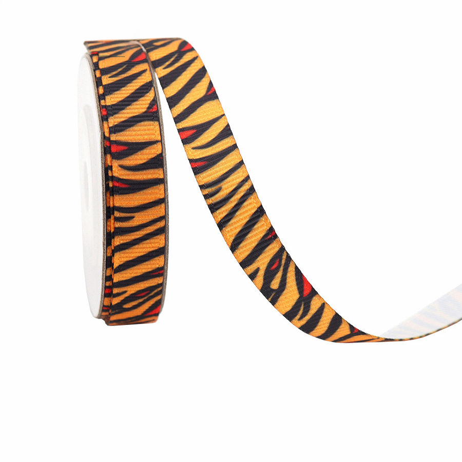 Tigre orange-noir-rouge-1 cm * 10 yards