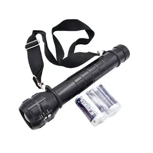 LED Torch Wholesale 10w 3W Aluminum Rechargeable Zoom Flashlight With Compass