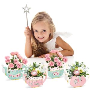 12 pezzi scatole di carta regalo per festa di compleanno per festa di nozze e caramelle e biscotti con fiori per decorazioni per feste da principessa - Product Image 3