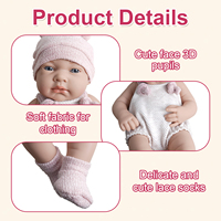 Poupées réalistes en vinyle souple Yaxin de 14 pouces, avec des mains mobiles et un corps souple, jouets pour bébés nouveau-nés pour filles