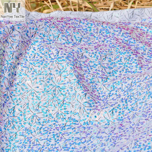Nanyee Textil Bedruckter Blauer Bestickter Gebürsteter Kunstwildleder-Paillettenstoff für Herren-<span class=keywords><strong>Blazer</strong></span> - Product Image 1