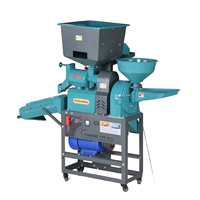 Machine à décortiquer, polir et éliminer les pierres du riz tout-en-un, multifonctionnelle, commerciale, avec moteur 3000W/3500W