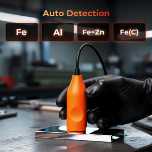 Medidor de Espesor de Revestimiento 0-9900um, Probador de Espesor de Pintura Fe Al Fe Zn Fe C, Medidor de Pintura para Automóviles, 8 Idiomas - Product Image 2