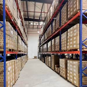 Rak palet selectif 1000kg industri 10 Meter, bingkai tegak tinggi dengan jaring kawat rak susun & rak - Product Image 3