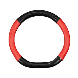 Cubierta de <span class=keywords><strong>Volante</strong></span> en Forma de D de Fibra de Carbono para BMW de 38 cm |   Mejora del Interior del Automóvil para las Series 3 y 5, Compatible con E39, <span class=keywords><strong>E46</strong></span>, E60 y X5 - Product Image 2