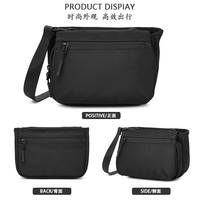 Mode décontracté étanche poitrine épaule fronde sac à bandoulière Fanny Pack sac à bandoulière pour téléphones mobiles