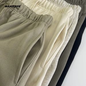 กางเกงลำลอง BYLL-K8 รุ่น ESSENTIALS สไตล์พิมพ์ลายตัวอักษรแบบฟล็อก  ผ้าฝ้ายผสมใยธรรมชาติ ระบายอากาศได้ดี ทรงหลวม ใส่ได้ทั้งผู้ชายและผู้หญิง - Product Image 6