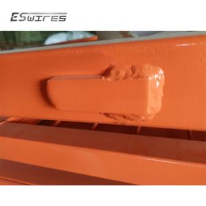 Nieuw Product Op Maat Gemaakt Magazijn Stapelbaar Oranje Duurzaam Opvouwbaar Metalen Stalen Gaas Kooi Stillage - Product Image 3