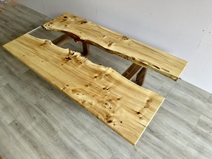 Wooden Table With <b>Clear</b> <b>Resin</b> Epoxy River Design Handcrafted Modern Furniture From Vietnam Factory Price - Product Image 3
