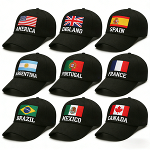 Casquette de baseball personnalisée avec drapeau national, imperméable, en tissu Dobby Argyle, essentielle pour les fans de sport, à visière incurvée, confortable, pour l'extérieur, protection solaire - Product Image 2