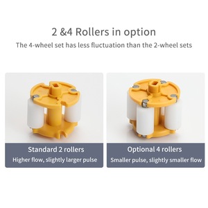 JIHPUMP Nhỏ MN3 <span class=keywords><strong>12V</strong></span> 24V Động Cơ DC Độ Chính Xác Cao 2 Hoặc 4 Cánh Quạt <span class=keywords><strong>12V</strong></span> Bơm Định Lượng Nhu Động Bơm - Product Image 3