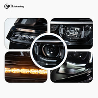 Feux avant AKD Car Styling pour VW Tiguan, projecteur LED, lentille de projecteur, 2017-2021, feux avant, DRL, signal, accessoire automobile
