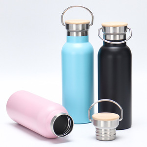 Stainless Steel Sports <b>Thermos</b> With Handle Large Capacity Frosted Finish Insulated Water Bottle For Outdoor Car Use - Product Image 1