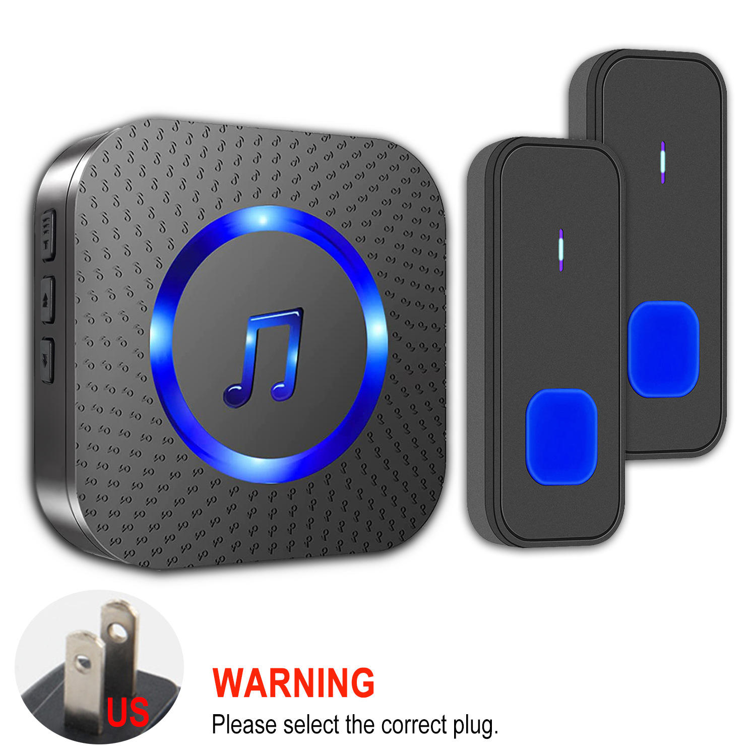 2 émetteurs 1 récepteur - Prise US