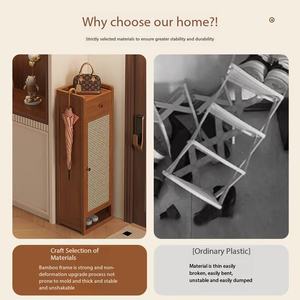 <span class=keywords><strong>ตู้</strong></span>เก็บของทางเข้า<span class=keywords><strong>บ้าน</strong></span>ไม้ห<span class=keywords><strong>ว</strong></span>ายทันสมัย พร้อมลิ้นชัก ที่แขวนร่ม ที่เก็บรองเท้า <span class=keywords><strong>ตู้</strong></span>เก็บของทางเดินแคบ สำหรับทางเข้าบ้านและห้องนอน - Product Image 5