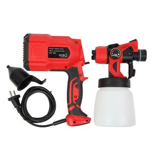 เครื่องพ่นสีไฟฟ้ามือถือ hvlp 550W ปืนสเปรย์พลังสูง