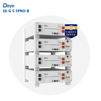 Batterie solaire Deye SE-G5.1 Pro-B, haute qualité LiFePO4, basse tension 51,2V 100Ah