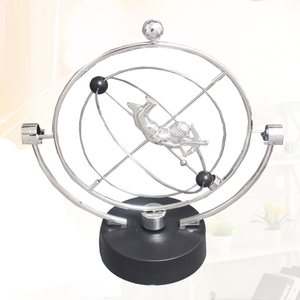 Pendolo <span class=keywords><strong>di</strong></span> <span class=keywords><strong>Newton</strong></span> in Metallo con <span class=keywords><strong>Sfere</strong></span> d'Acciaio, Decorazione Magnetica per Casa e Ufficio, Giocattolo da Scrivania - Product Image 3
