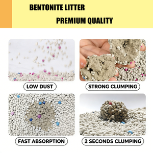 Litière pour chat en bentonite agglomérante, forme ronde, granulés minéraux de charbon actif écologiques, 0,5 mm, contrôle des odeurs, livraison rapide - Product Image 3