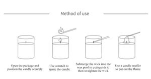 Coffret de bougies parfumées de luxe en cire de soja naturelle, senteur florale de gardénia, pour anniversaire, Saint-Valentin, cadeau d'anniversaire - Product Image 3