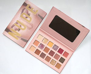 Ombretti all'ingrosso per il trucco occhi: 18 colori a lunga durata, perlescenti, opachi, glitter fini, shimmer, marrone, rosso vino, nude, pigmentati - Product Image 2