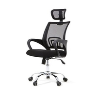 Échantillon gratuit Vente directe en usine Chaise de bureau ergonomique pivotante en maille de style simple pour le travail en réunion